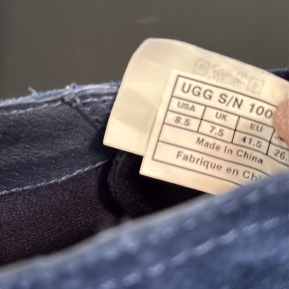 UGG Men's Navy Suede chukka boots shoes - Picture 8 of 8